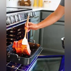 Sedona Kitchen Carbon Steel Nonstick 17 Inch Roaster with Rack